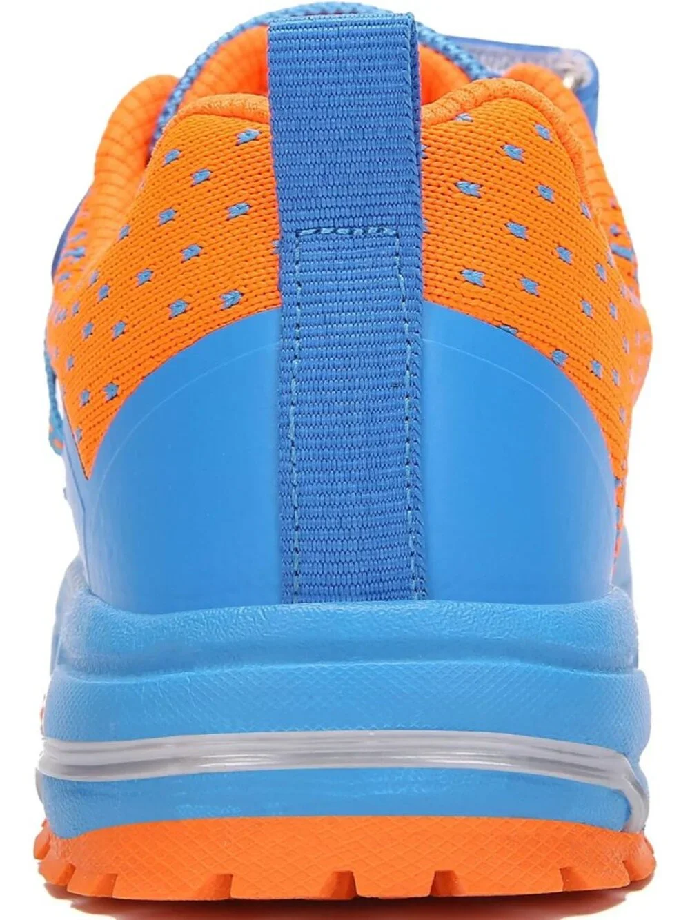 Kids Boys Girls Blue Orange Breathable Non Slip Tennis Running Sneakers Shoes